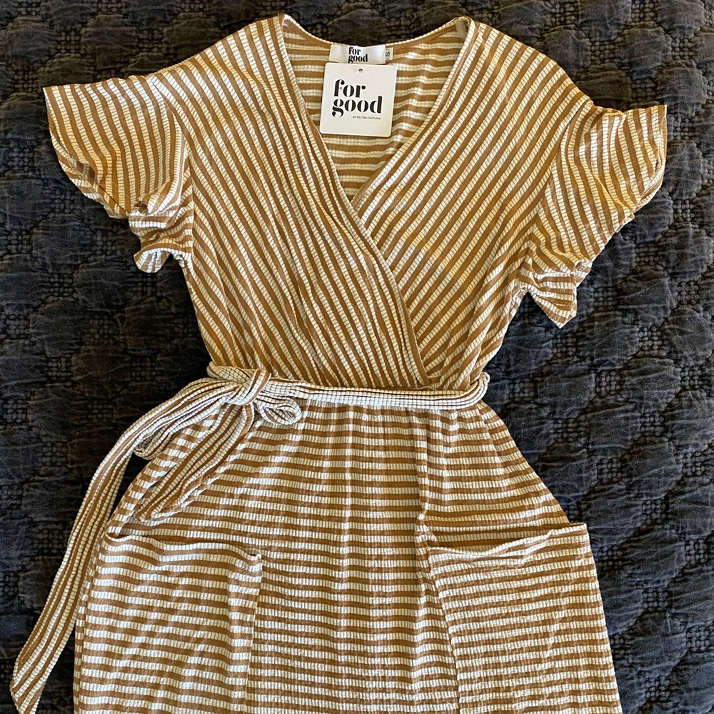 Nektar Clothing- Mustard, Mid-Calf Dress Size S